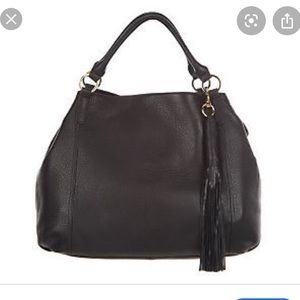GILI Black Leather Handbag